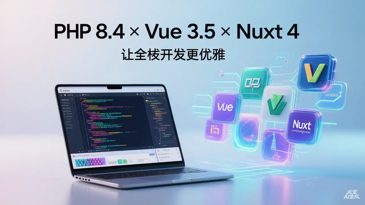 PHP后端优化 + Vue3.5/Nuxt4前端工程化实战